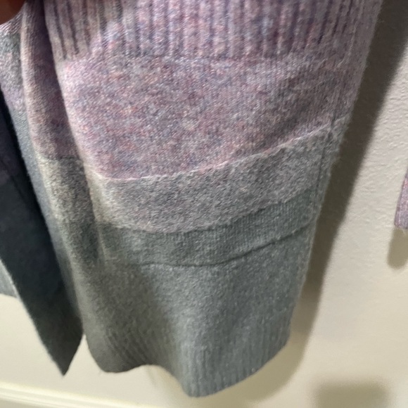 A NEW DAY SOFT STRIPED COLOR BLOCK LONG CARDIGAN SWEATER SIZE XS - Picture 8 of 10